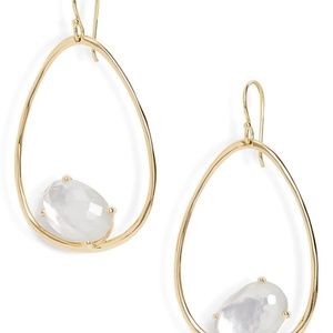 IPPOLITA 18K Yellow Gold Rock Candy Mother of Pearl Large Drop Earrings